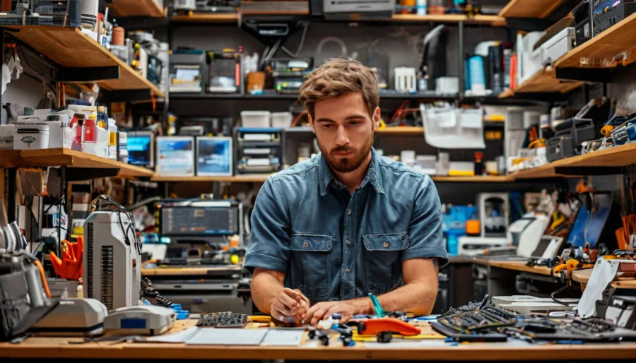 CRM Сервисный центр по ремонту электроники