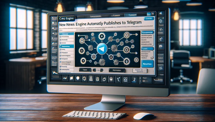 Плагин CMS DataLife Engine автопостинга новостей в Телеграм